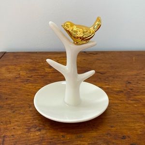 Ring tree catch all jewelry holder dish